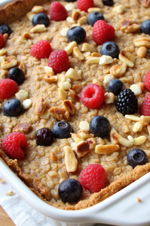 baked yogurt oatmeal delight