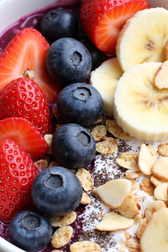 berry yogurt smoothie bowl