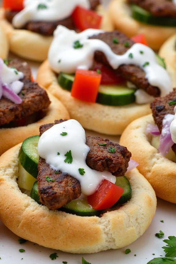 bite sized greek flavor explosion