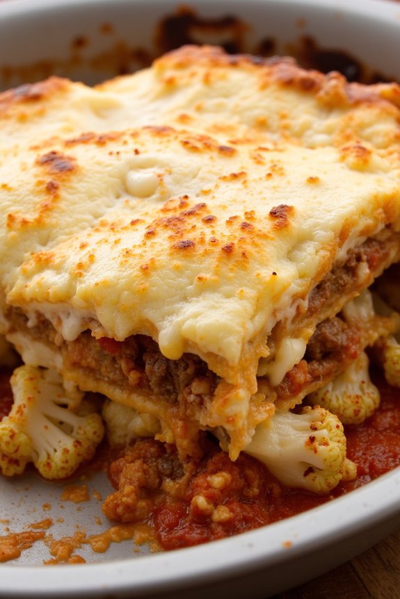 cauliflower based greek moussaka delight