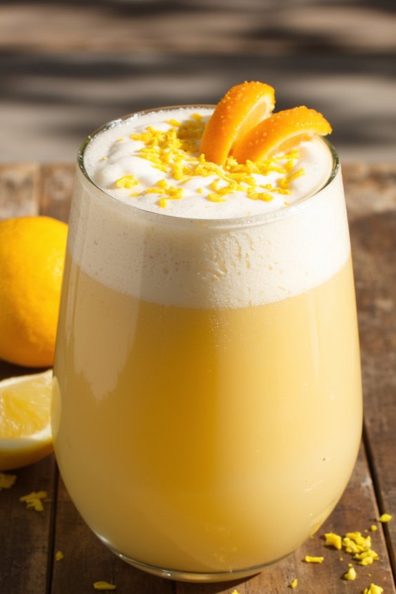 citrus ginger protein smoothie