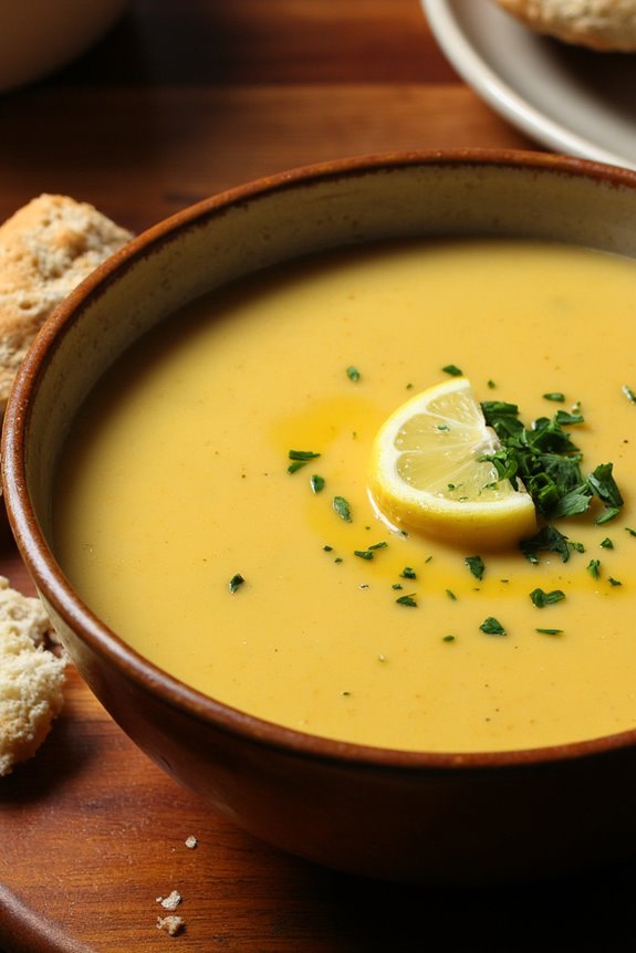 comforting greek potato soup