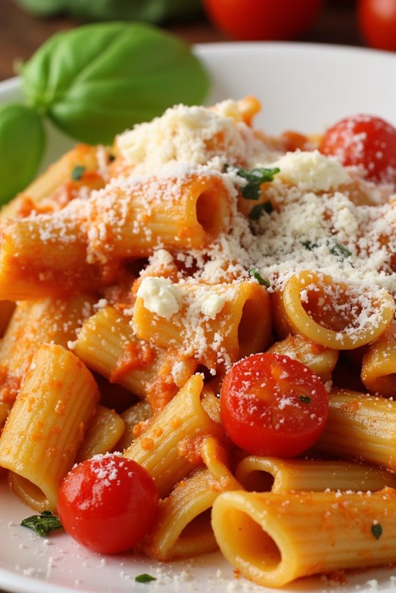 creamy baked feta pasta