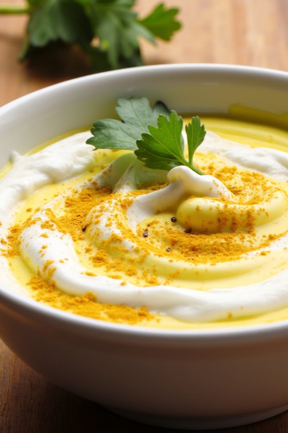 creamy curry yogurt sauce