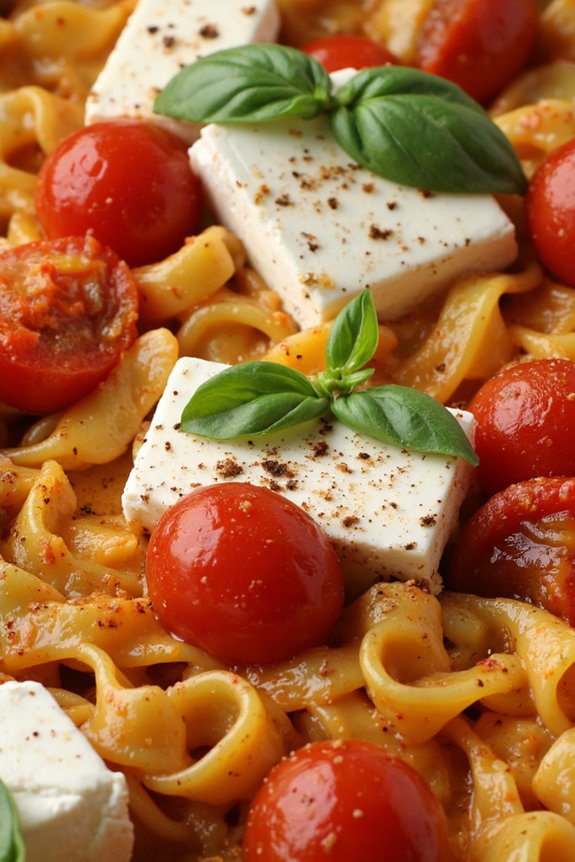 creamy feta pasta delight