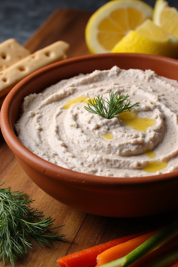 creamy fish roe dip