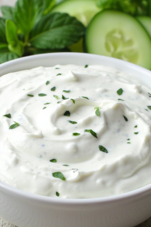 creamy refreshing yogurt sauce