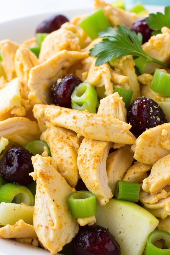 creamy yogurt chicken salad