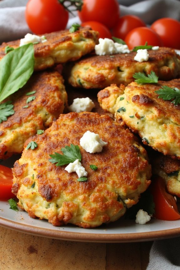 crispy flavorful summer fritters