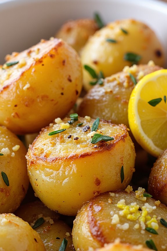 crispy mediterranean roasted potatoes