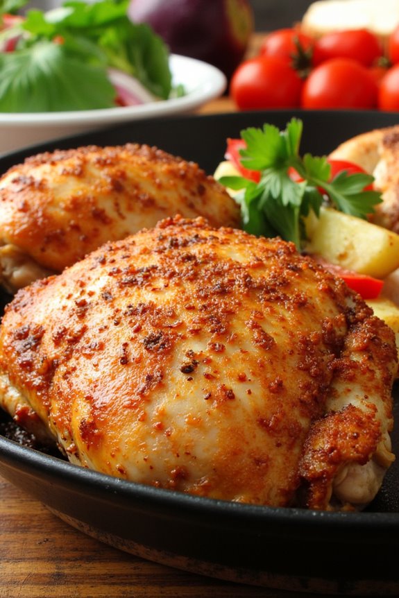 crispy spicy greek chicken