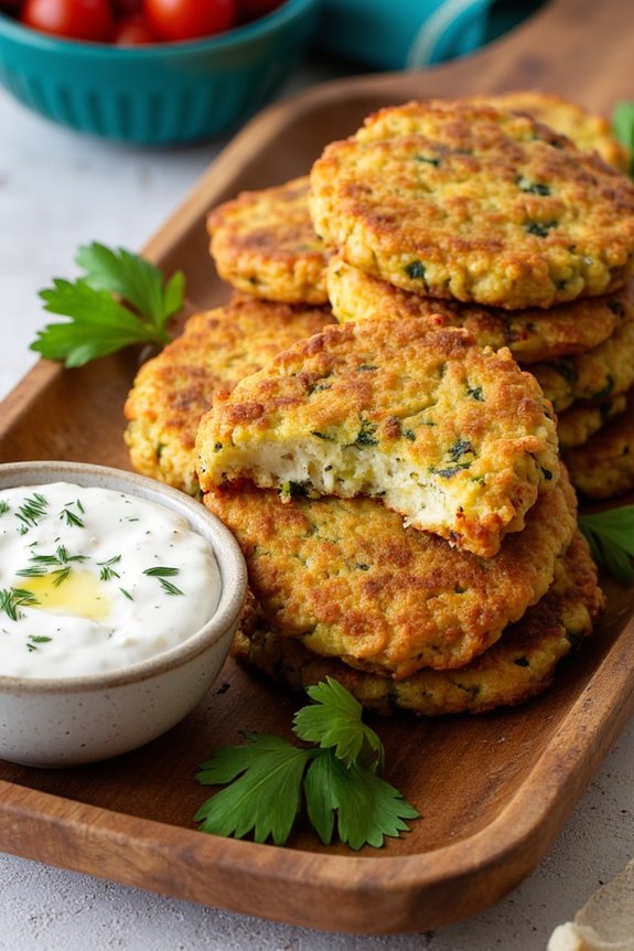 crispy zucchini fritters recipe
