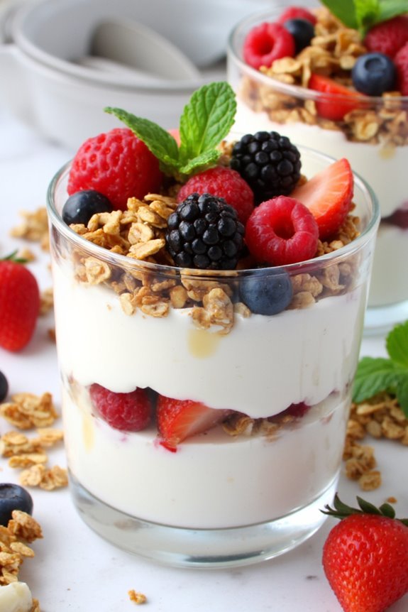 delicious customizable yogurt parfaits