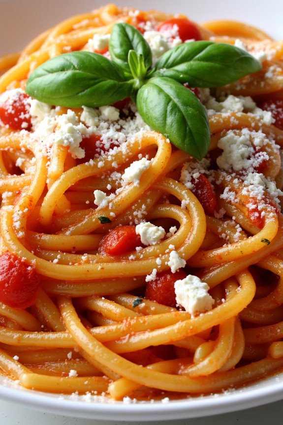 delicious greek inspired pasta dish