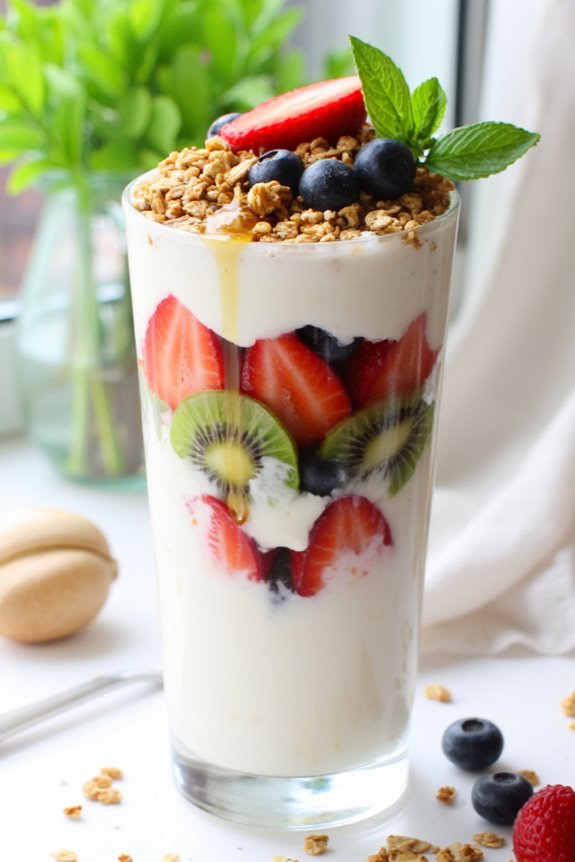 delicious greek yogurt parfait