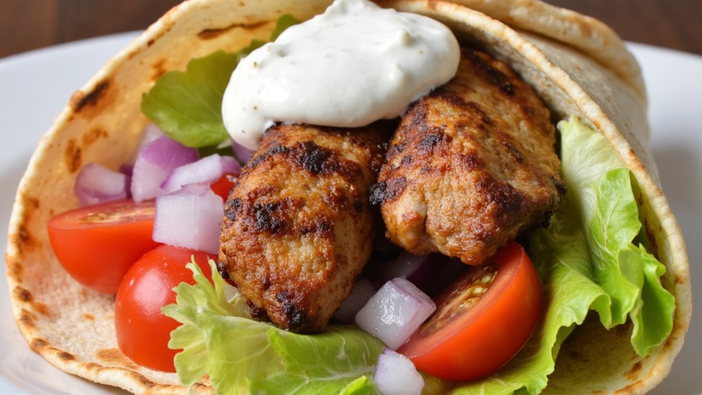 delicious grilled greek skewers