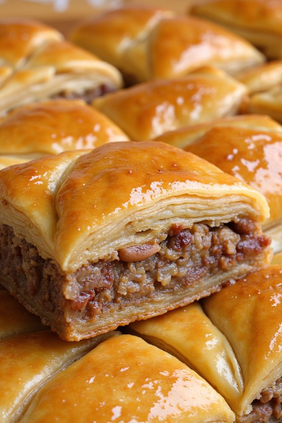delicious layered nut pastry
