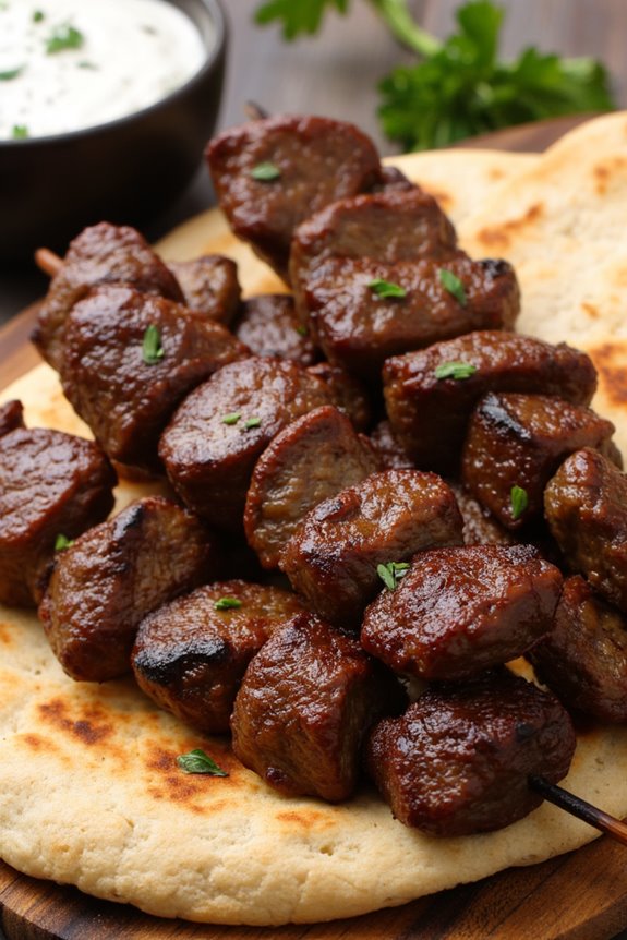 delicious marinated grilled beef
