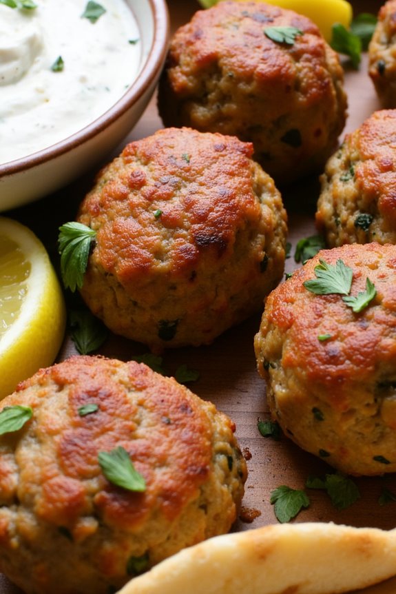 delicious mediterranean pork meatballs