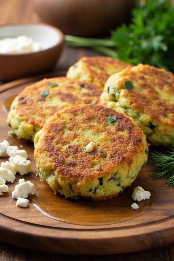 delicious mediterranean zucchini fritters