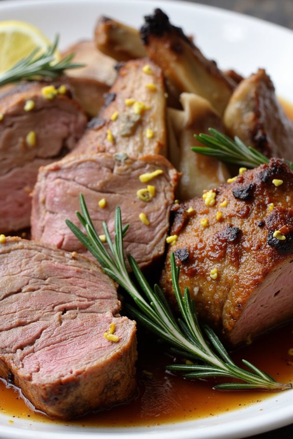 delicious roasted greek lamb