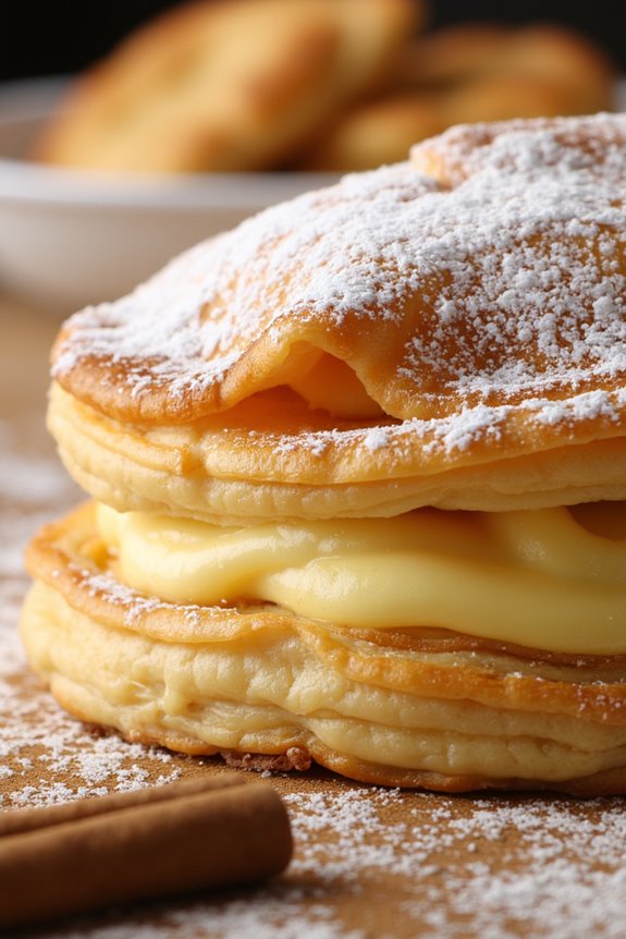 delightful custard filled pastry