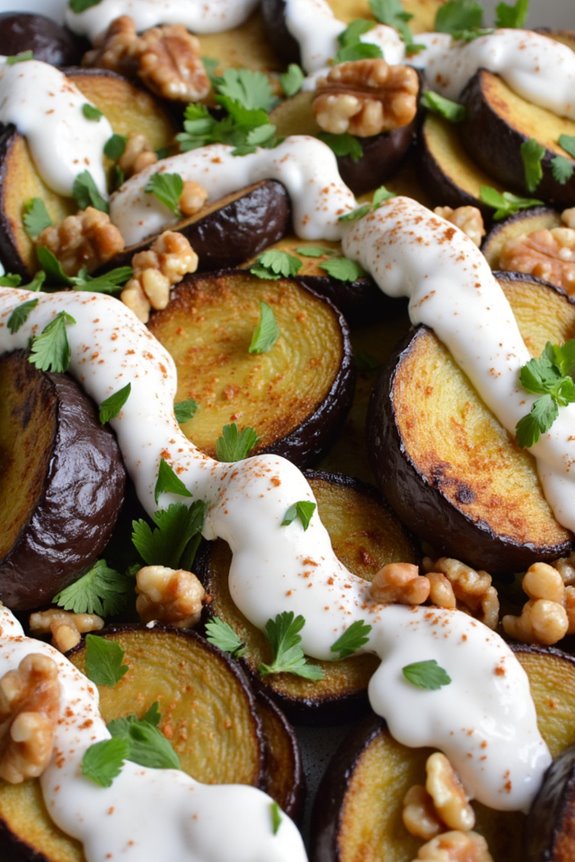 eggplant salad with yogurt