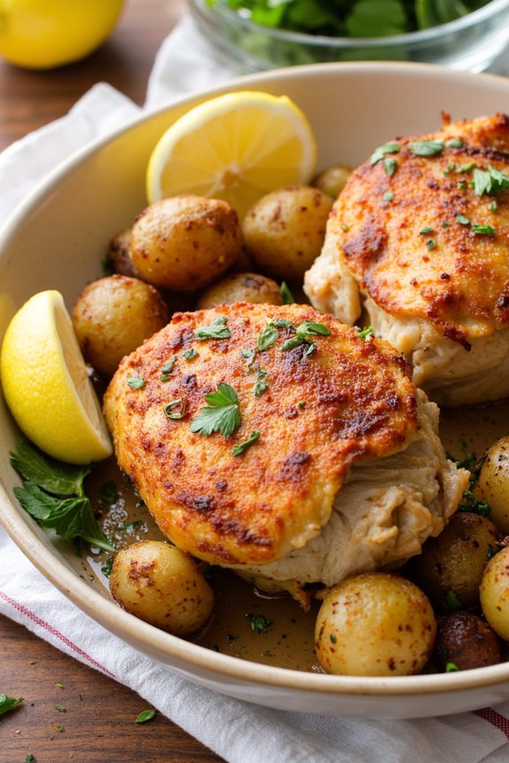 flavorful greek chicken dish