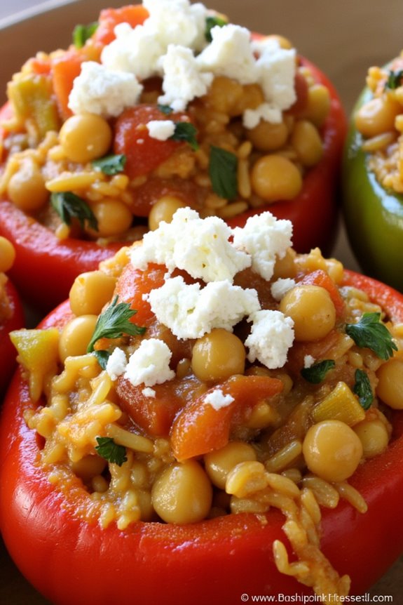 flavorful stuffed bell peppers