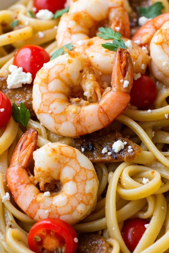 fresh seafood garlic wine