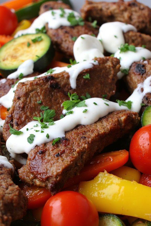 greek beef stir fry