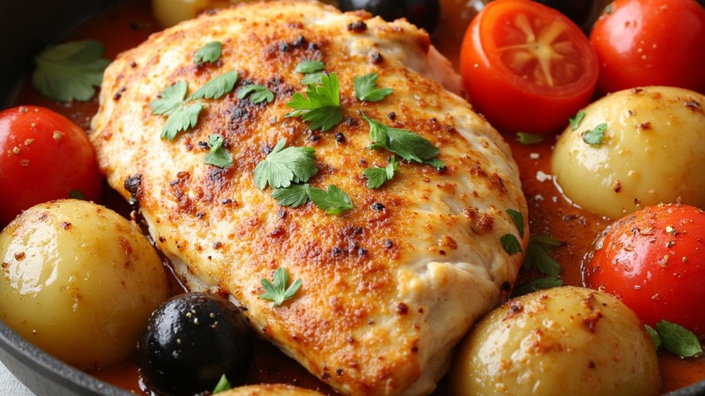 greek chicken potato recipes