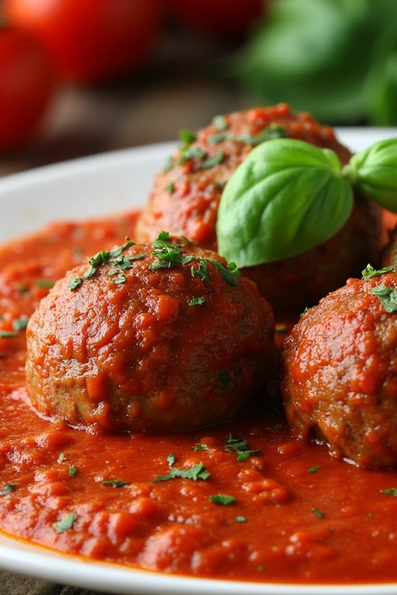 greek meatballs in sauce