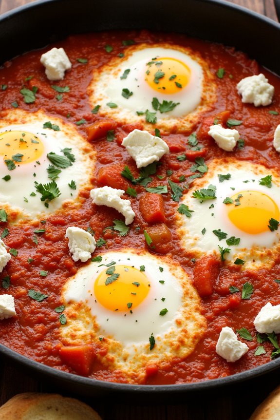 greek shakshuka with feta