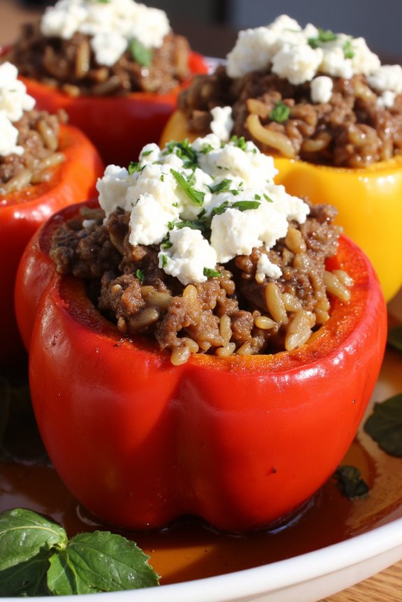 greek stuffed bell peppers