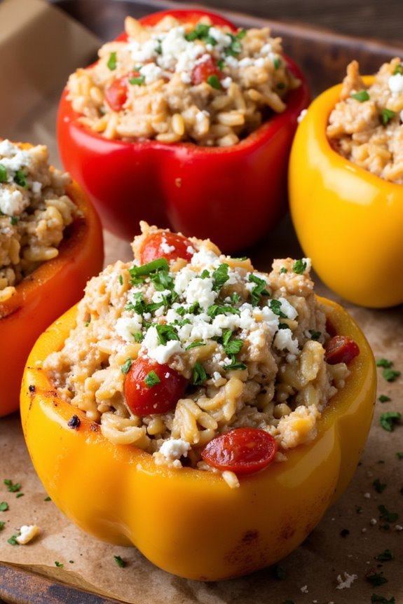 greek stuffed peppers recipe