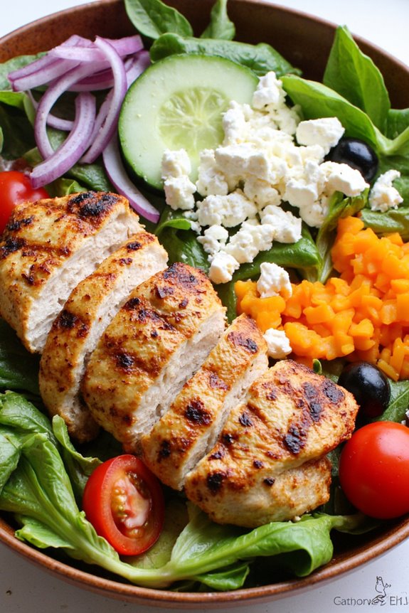 grilled chicken salad delight