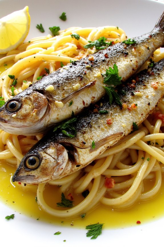grilled sardine pasta recipe