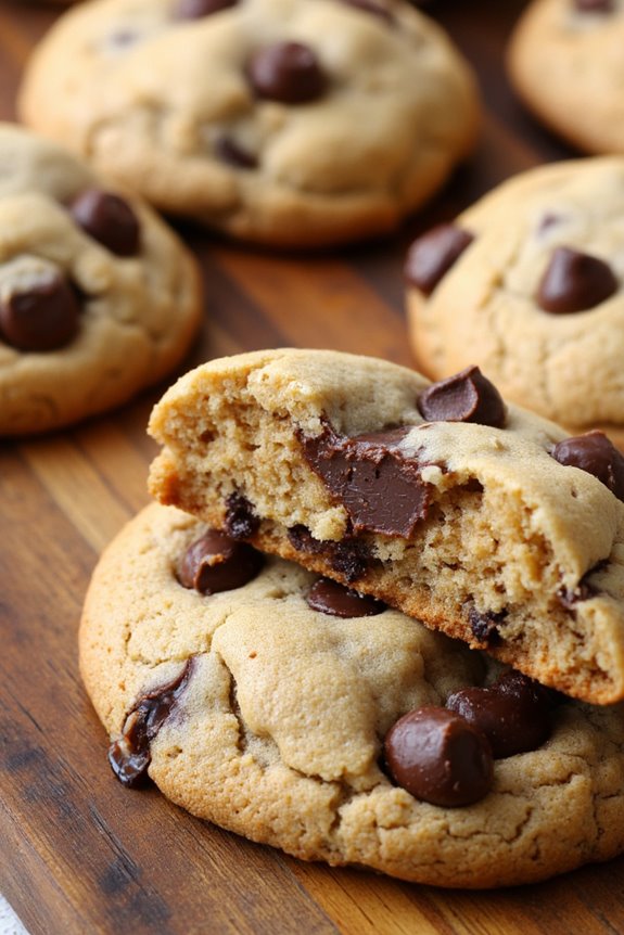 healthy chocolate chip cookies