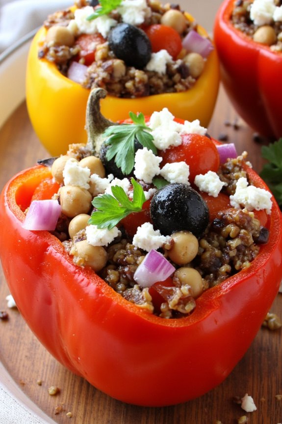 healthy stuffed bell peppers