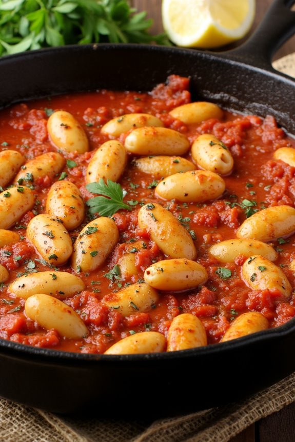 hearty baked giant beans