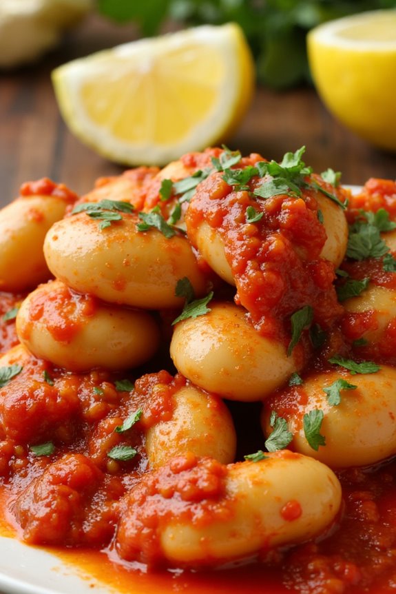 hearty baked giant beans