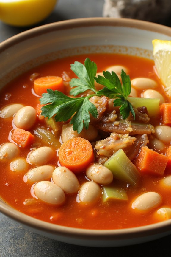 hearty customizable greek soup
