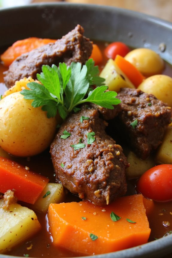hearty greek lamb stew