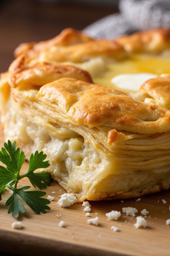 hearty greek potato pie