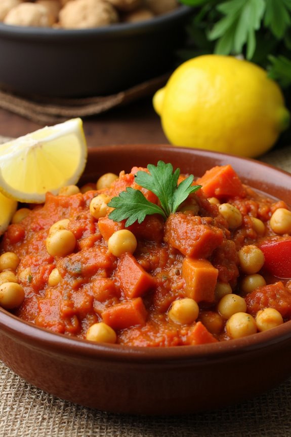 hearty mediterranean chickpea stew