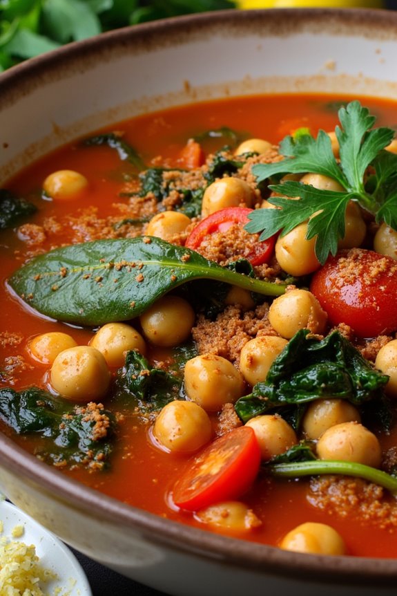 hearty mediterranean chickpea stew