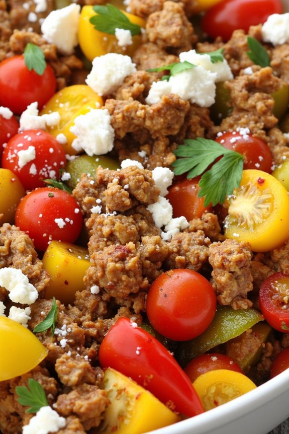 hearty turkey vegetable bake