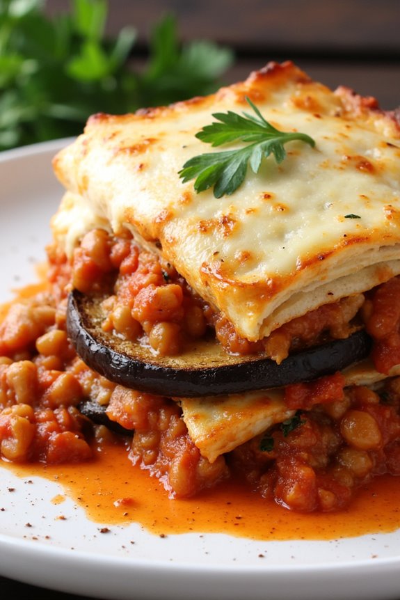 hearty vegetarian moussaka recipe