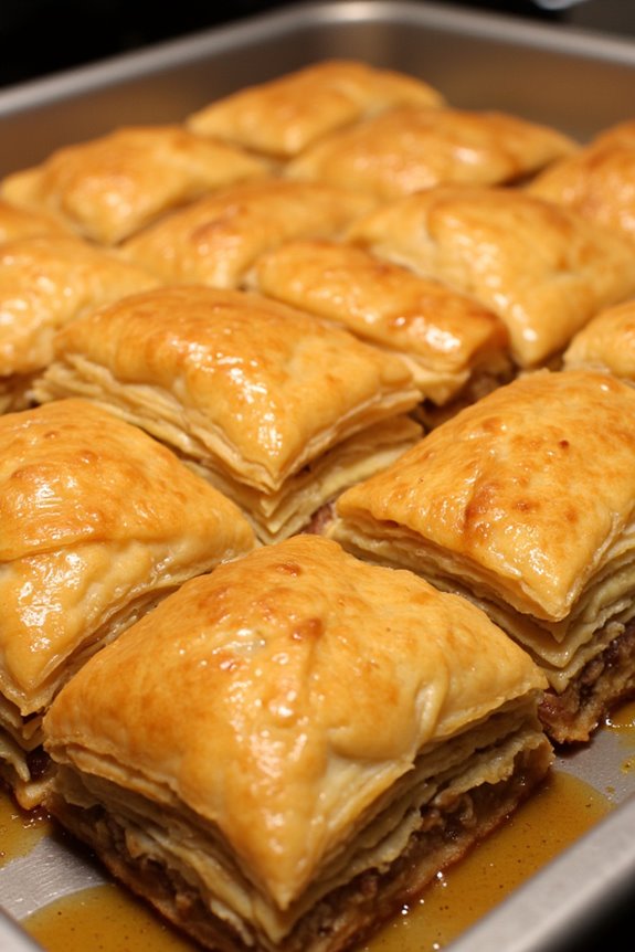 indulgent winter nut pastry